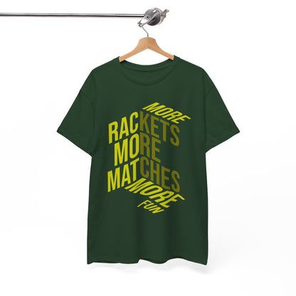 MORE RACKETS - Tennis Basic Tee