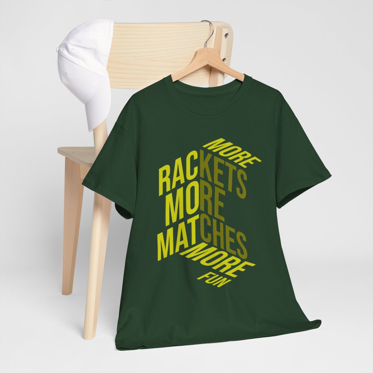MORE RACKETS - Tennis Basic Tee