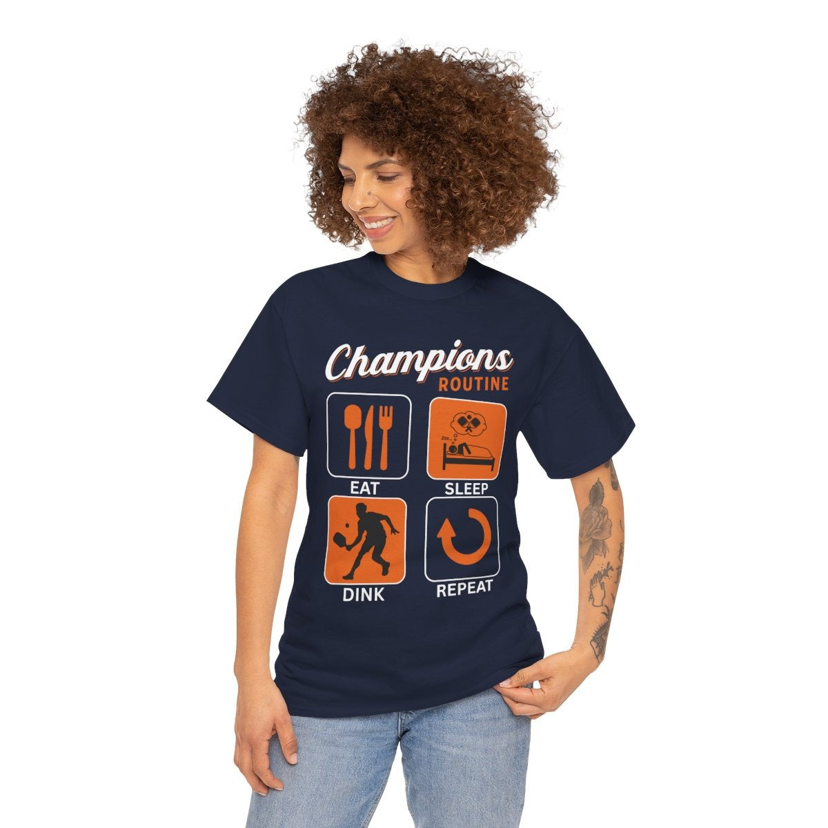 CHAMPIONS ROUTINE - Pickleball (Basic Tee)