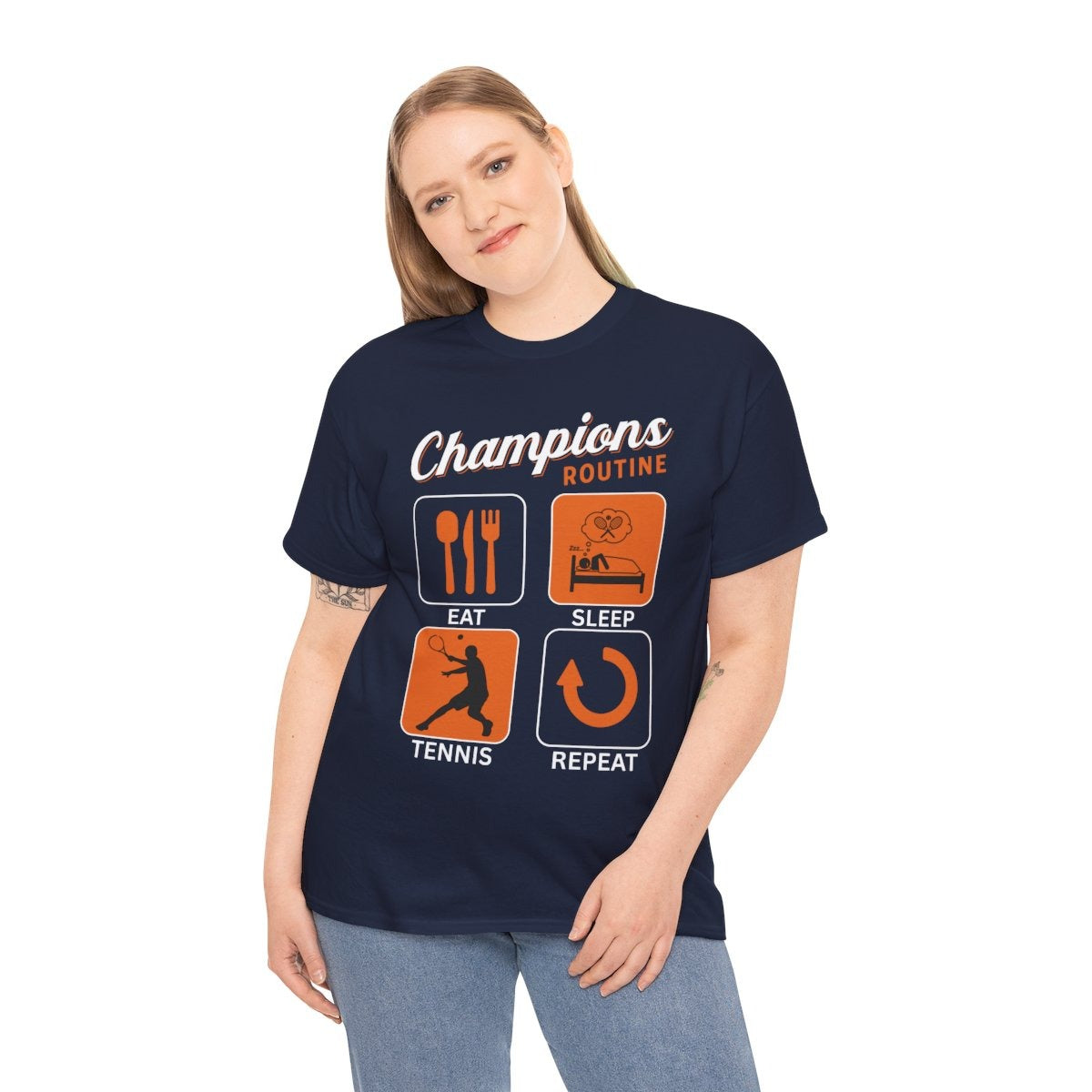CHAMPIONS ROUTINE - Tennis Basic Tee