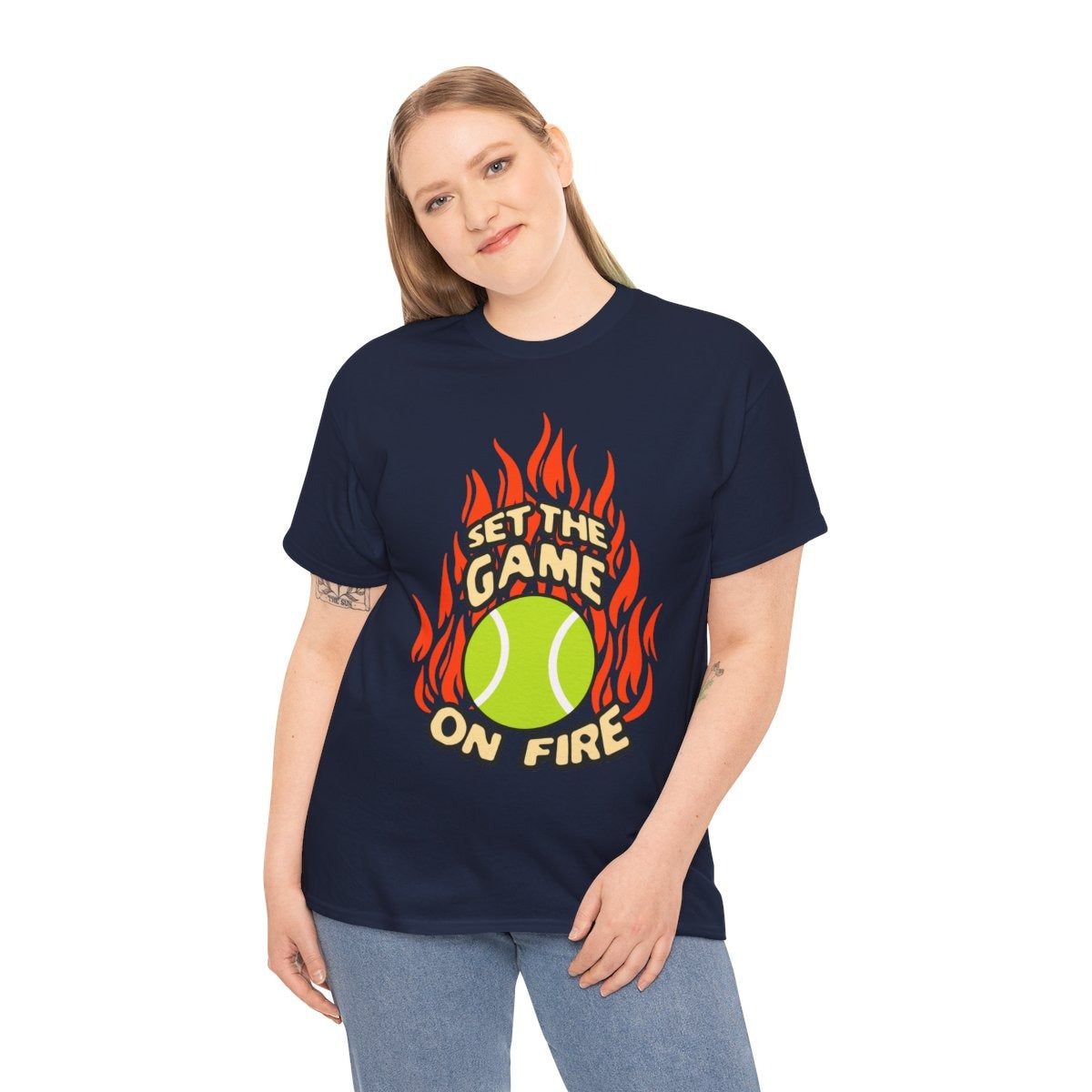 ON FIRE - Tennis Basic Tee