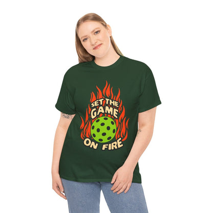 ON FIRE - Pickleball (Basic Tee)
