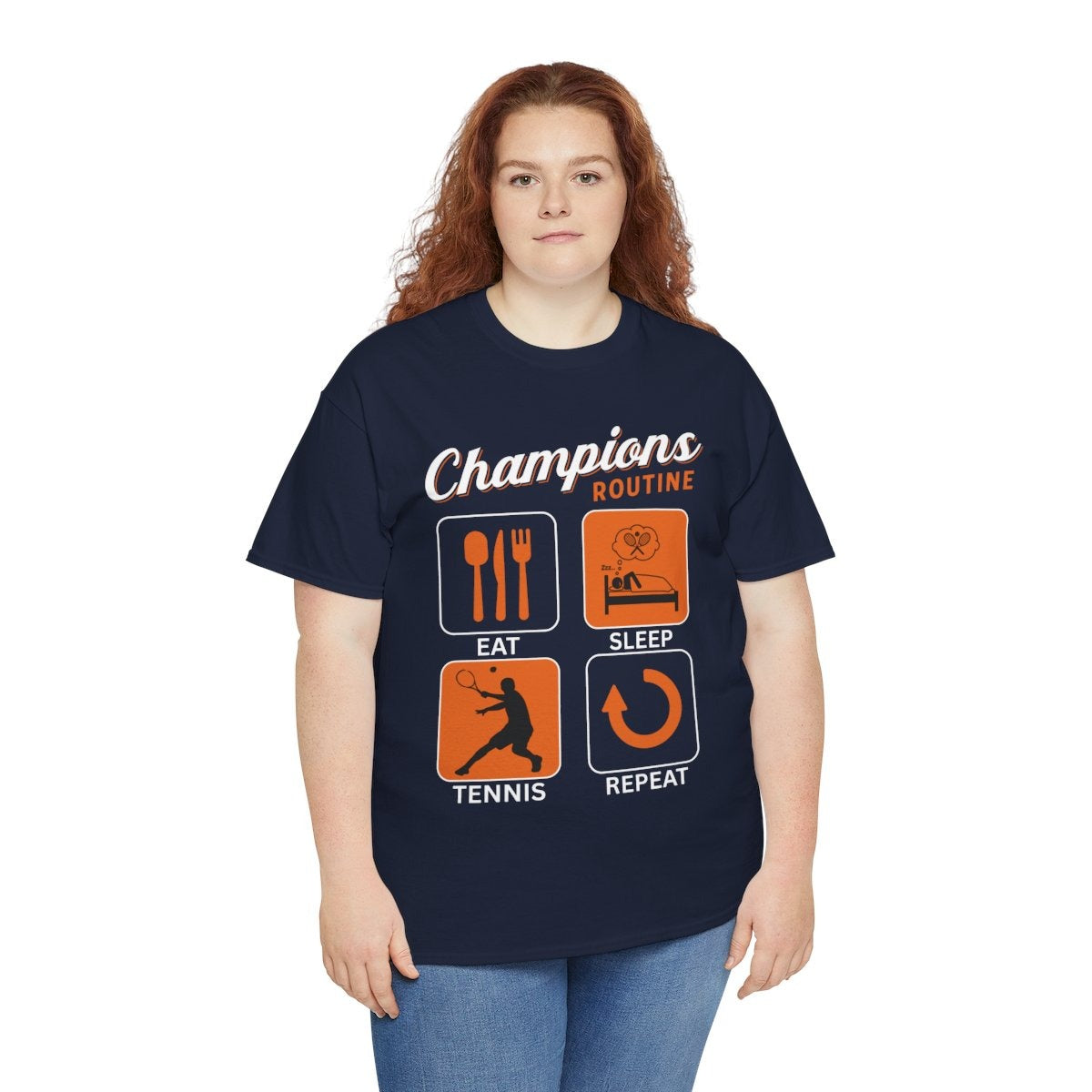CHAMPIONS ROUTINE - Tennis Basic Tee