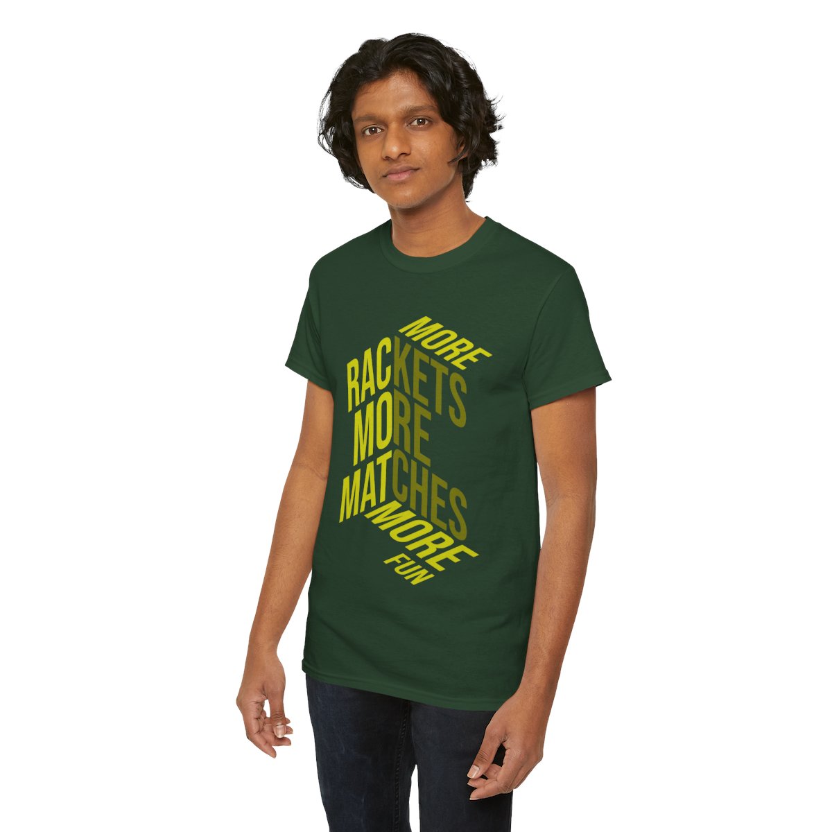 MORE RACKETS - Tennis Basic Tee