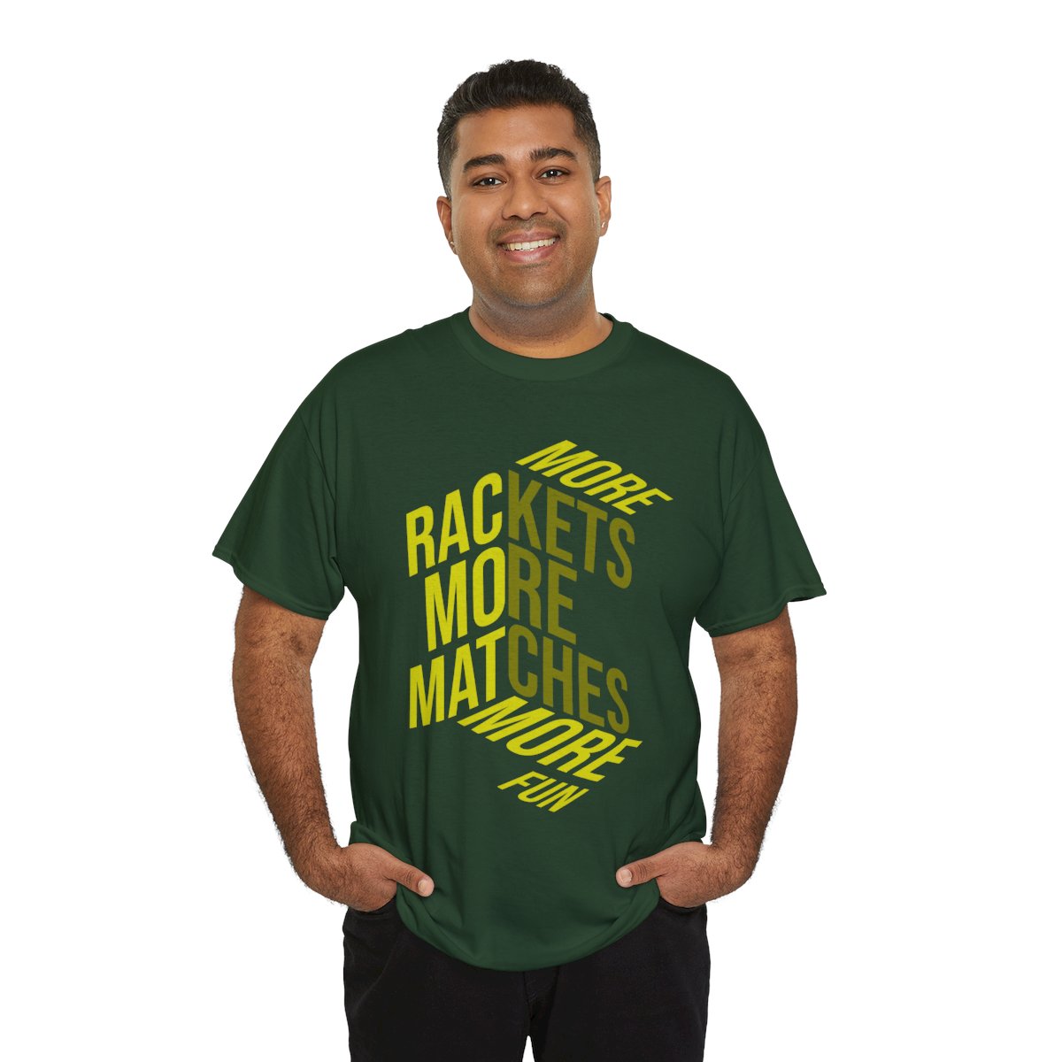 MORE RACKETS - Tennis Basic Tee