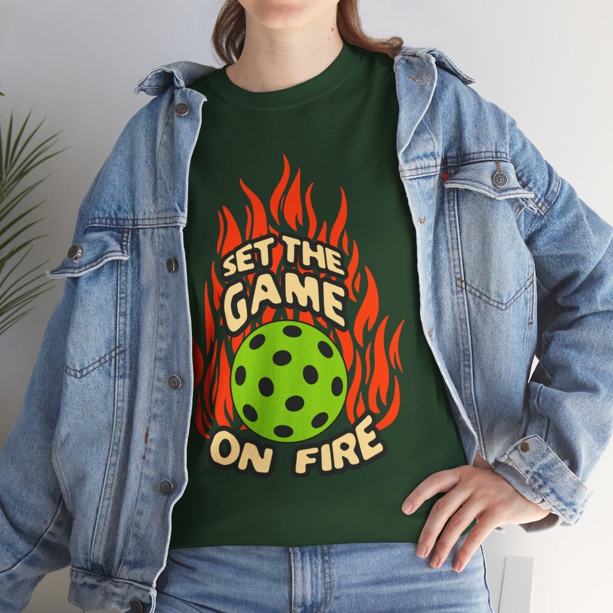 ON FIRE - Pickleball (Basic Tee)