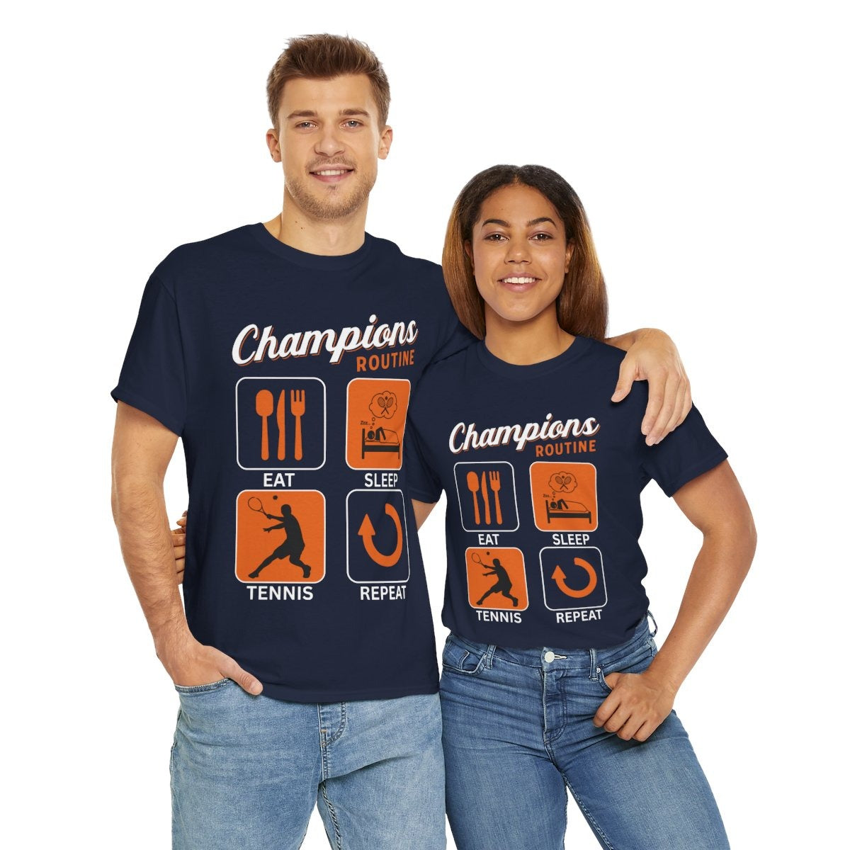 CHAMPIONS ROUTINE - Tennis Basic Tee