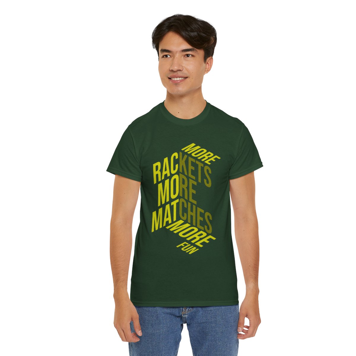 MORE RACKETS - Tennis Basic Tee