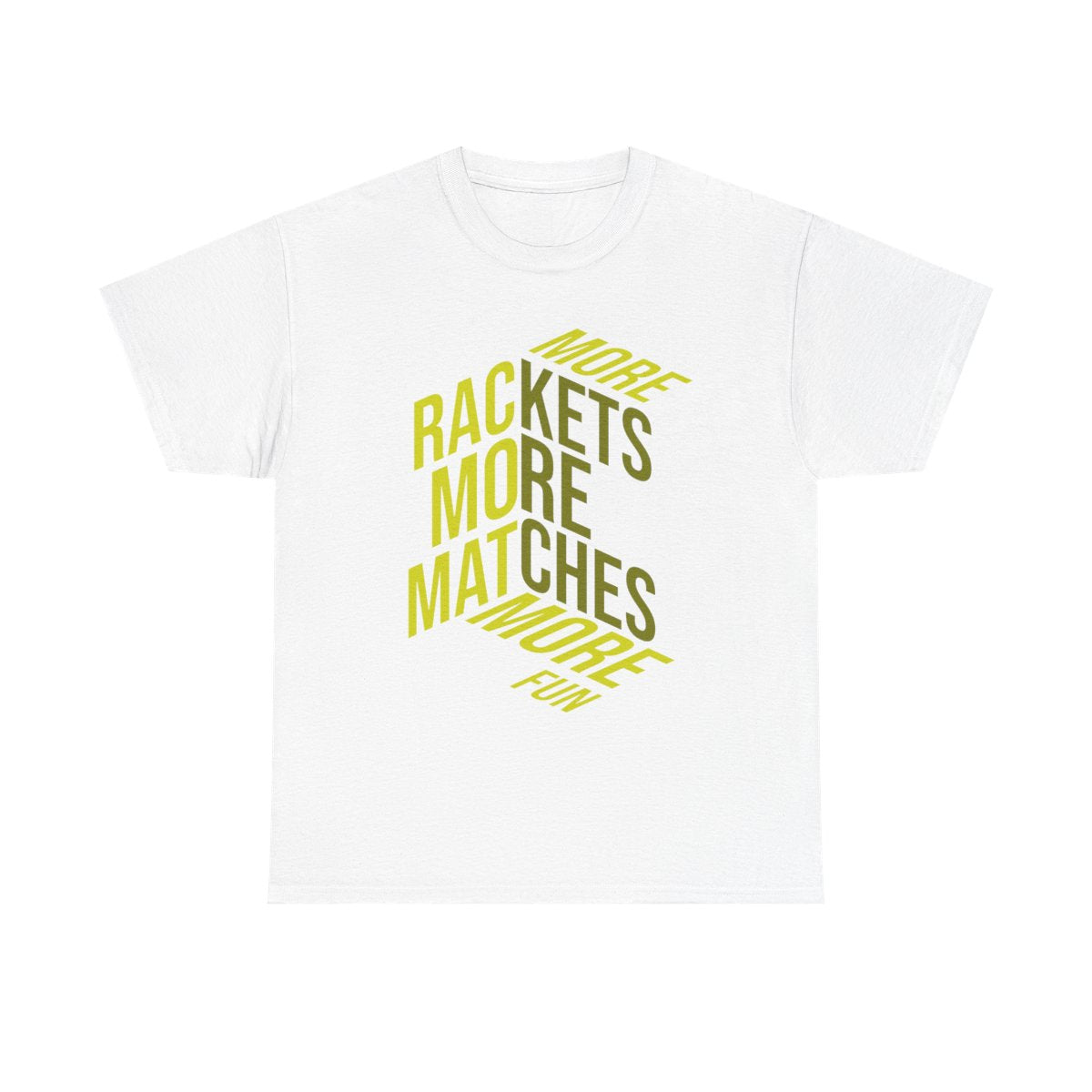 MORE RACKETS - Tennis Basic Tee