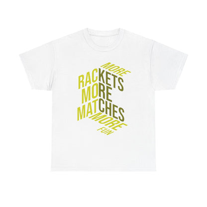 MORE RACKETS - Tennis Basic Tee