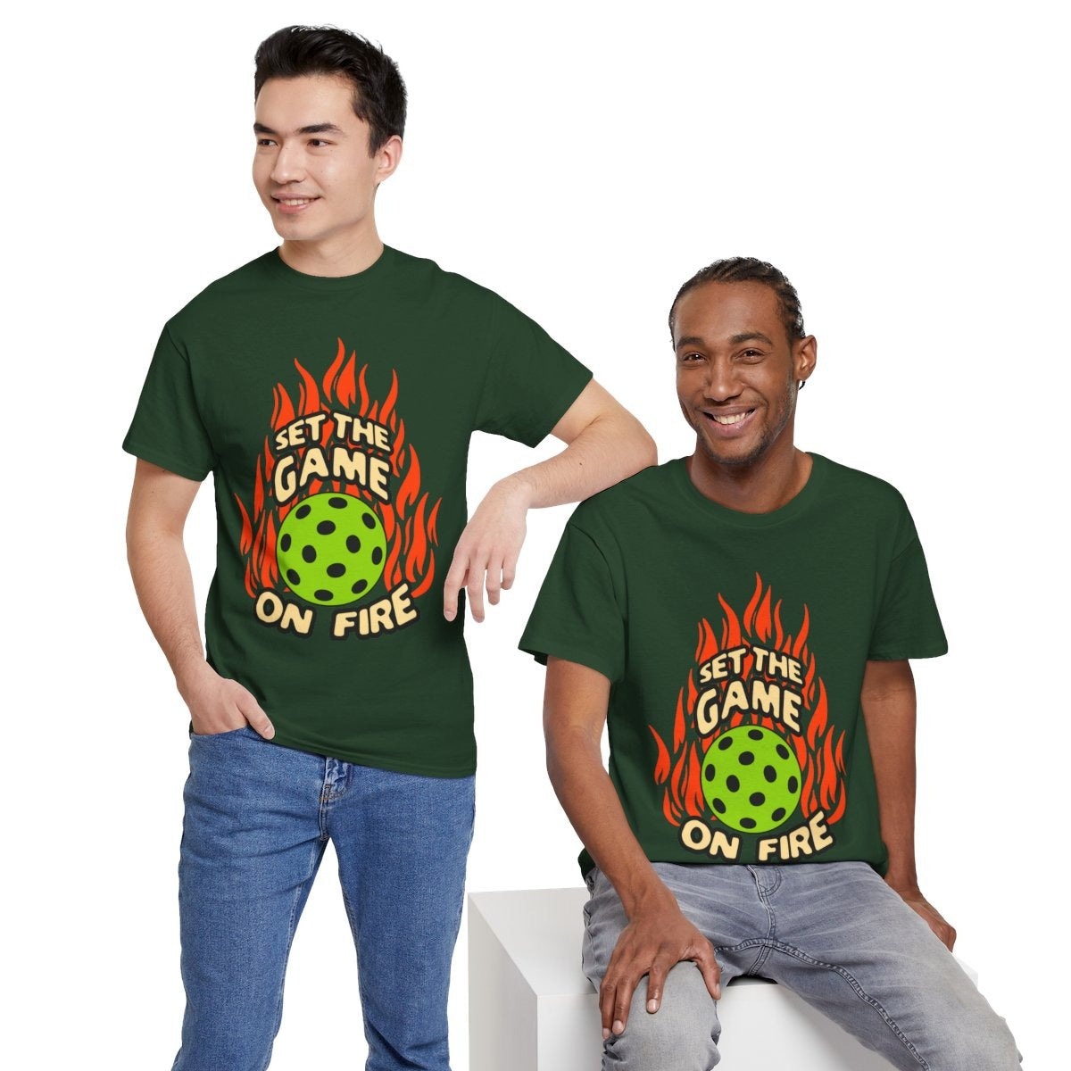 ON FIRE - Pickleball (Basic Tee)