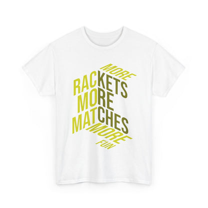 MORE RACKETS - Tennis Basic Tee