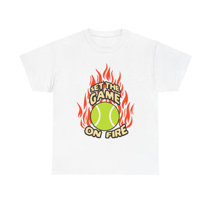 ON FIRE - Tennis (Kids Tee)