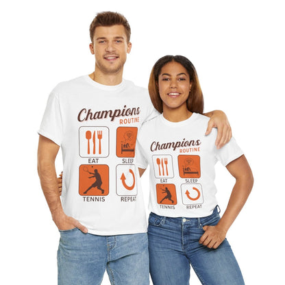CHAMPIONS ROUTINE - Tennis Basic Tee