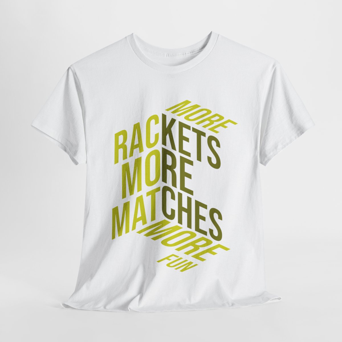 MORE RACKETS - Tennis Basic Tee