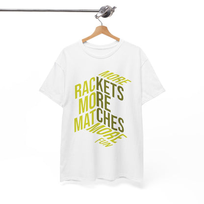 MORE RACKETS - Tennis Basic Tee
