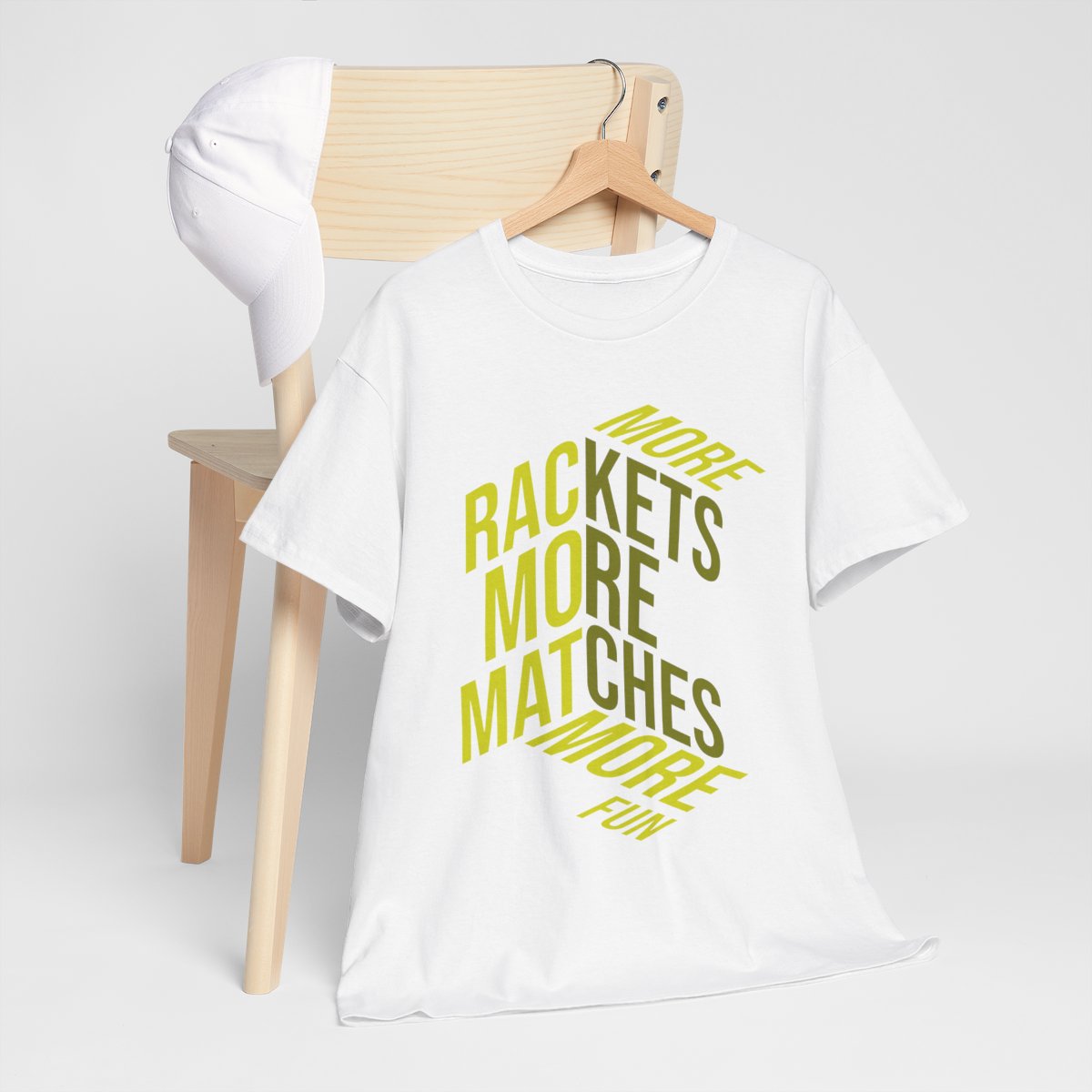 MORE RACKETS - Tennis Basic Tee