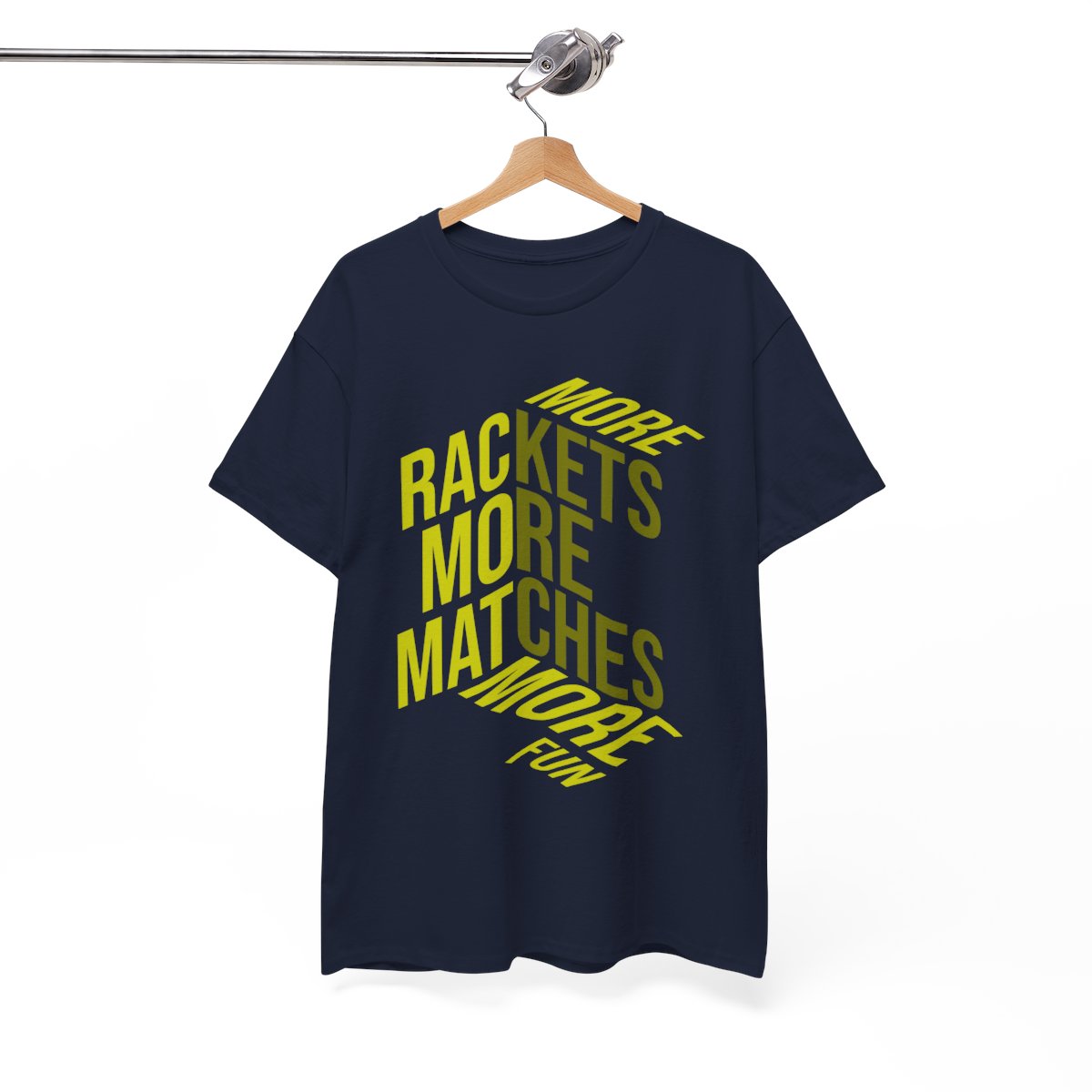 MORE RACKETS - Tennis Basic Tee