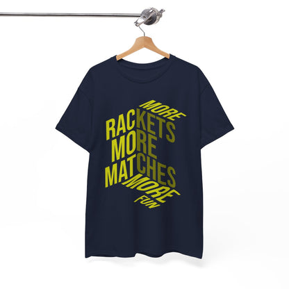 MORE RACKETS - Tennis Basic Tee