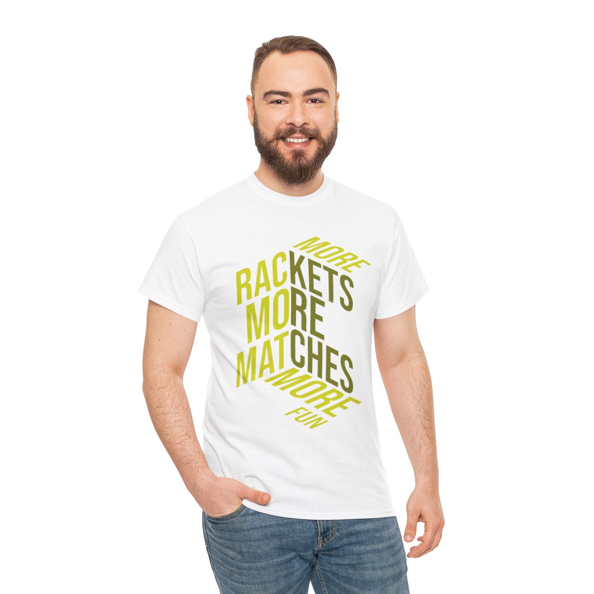 MORE RACKETS - Tennis Basic Tee