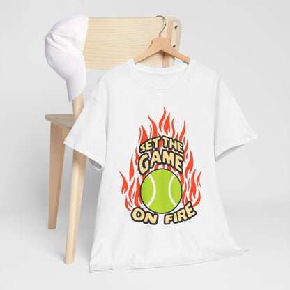 ON FIRE - Tennis (Kids Tee)