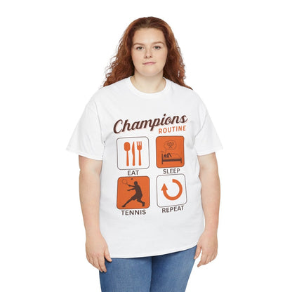 CHAMPIONS ROUTINE - Tennis Basic Tee