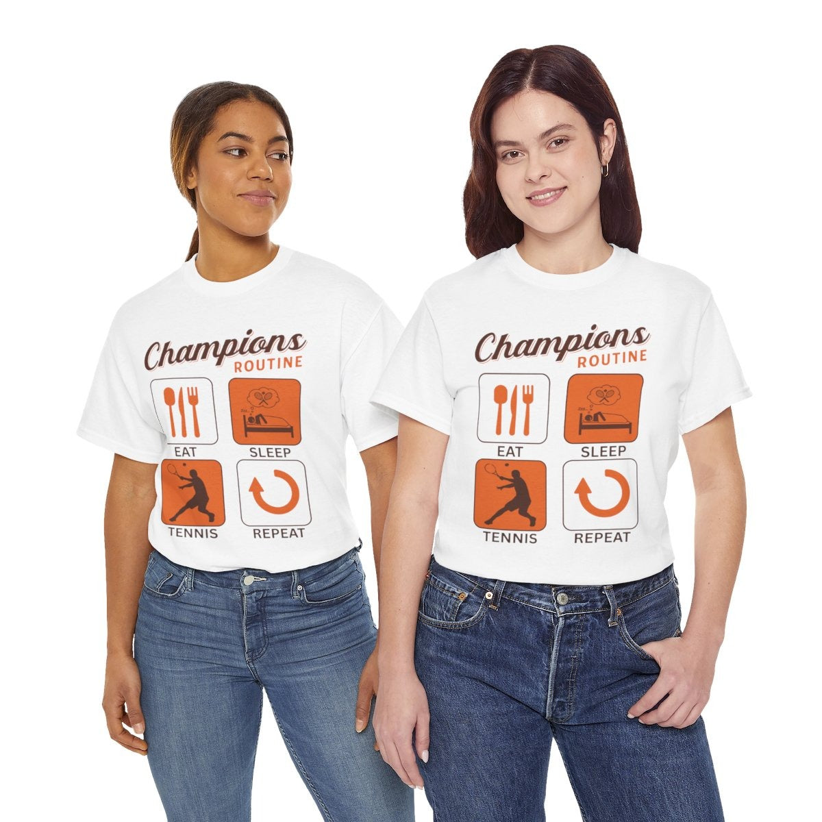 CHAMPIONS ROUTINE - Tennis Basic Tee