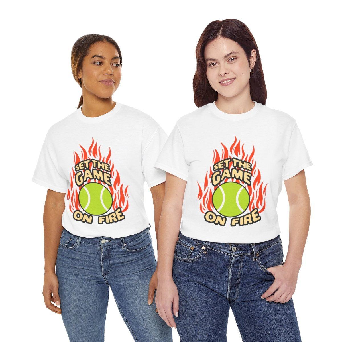 ON FIRE - Tennis Basic Tee