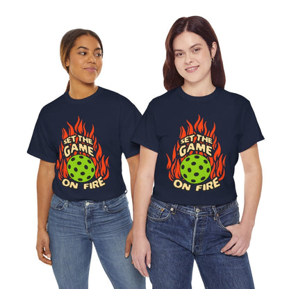 ON FIRE - Pickleball (Basic Tee)