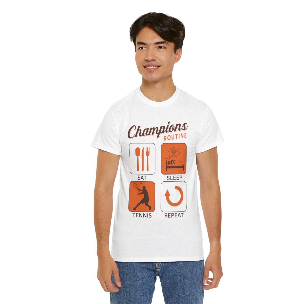 CHAMPIONS ROUTINE - Tennis Basic Tee