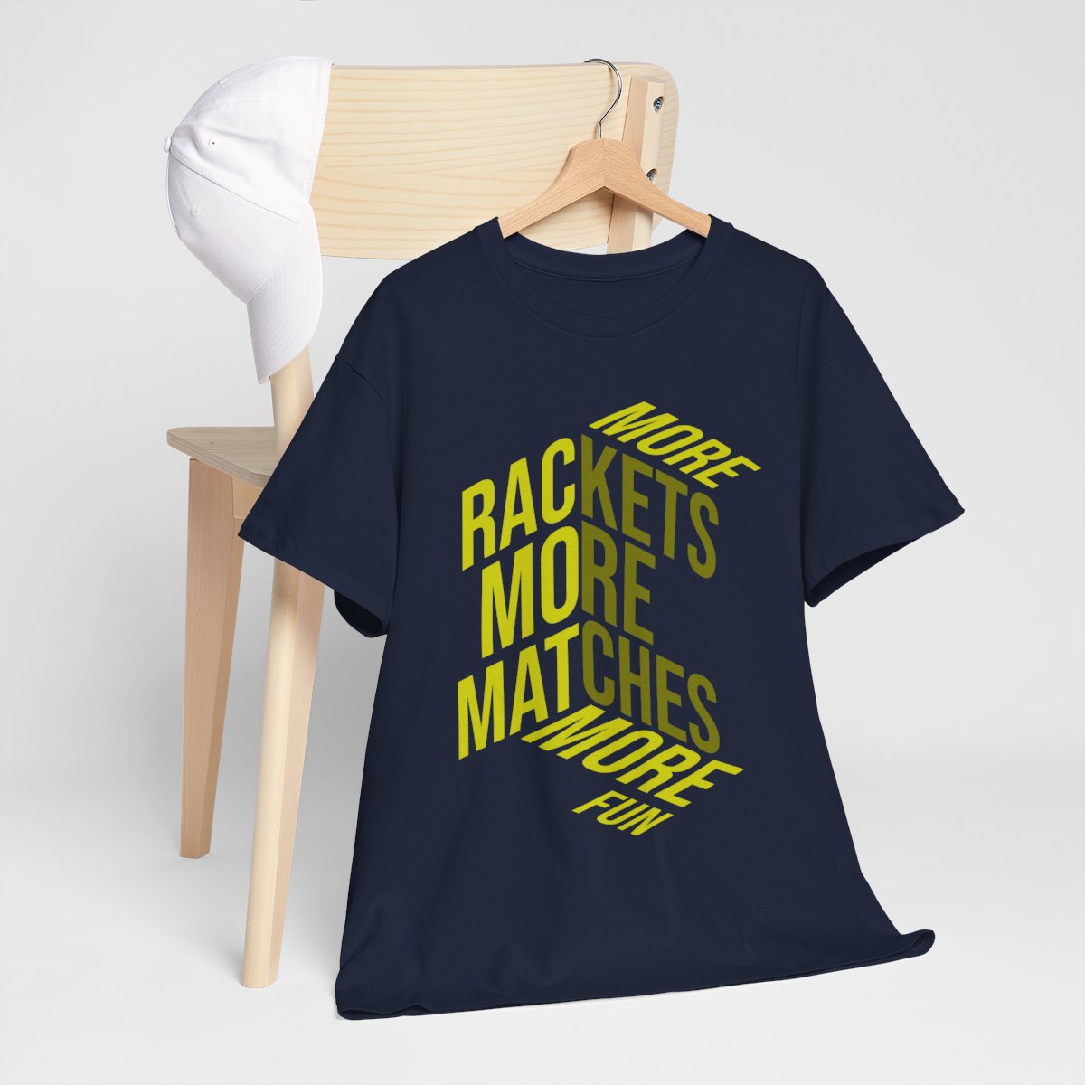MORE RACKETS - Tennis Basic Tee