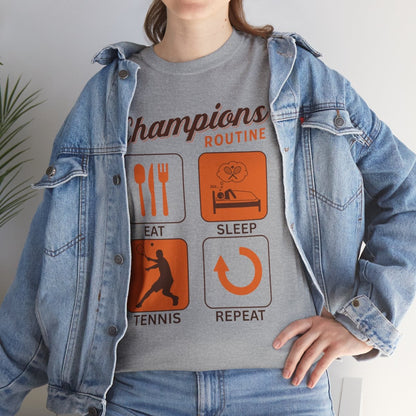 CHAMPIONS ROUTINE - Tennis Basic Tee
