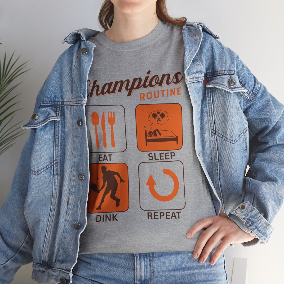 CHAMPIONS ROUTINE - Pickleball (Basic Tee)