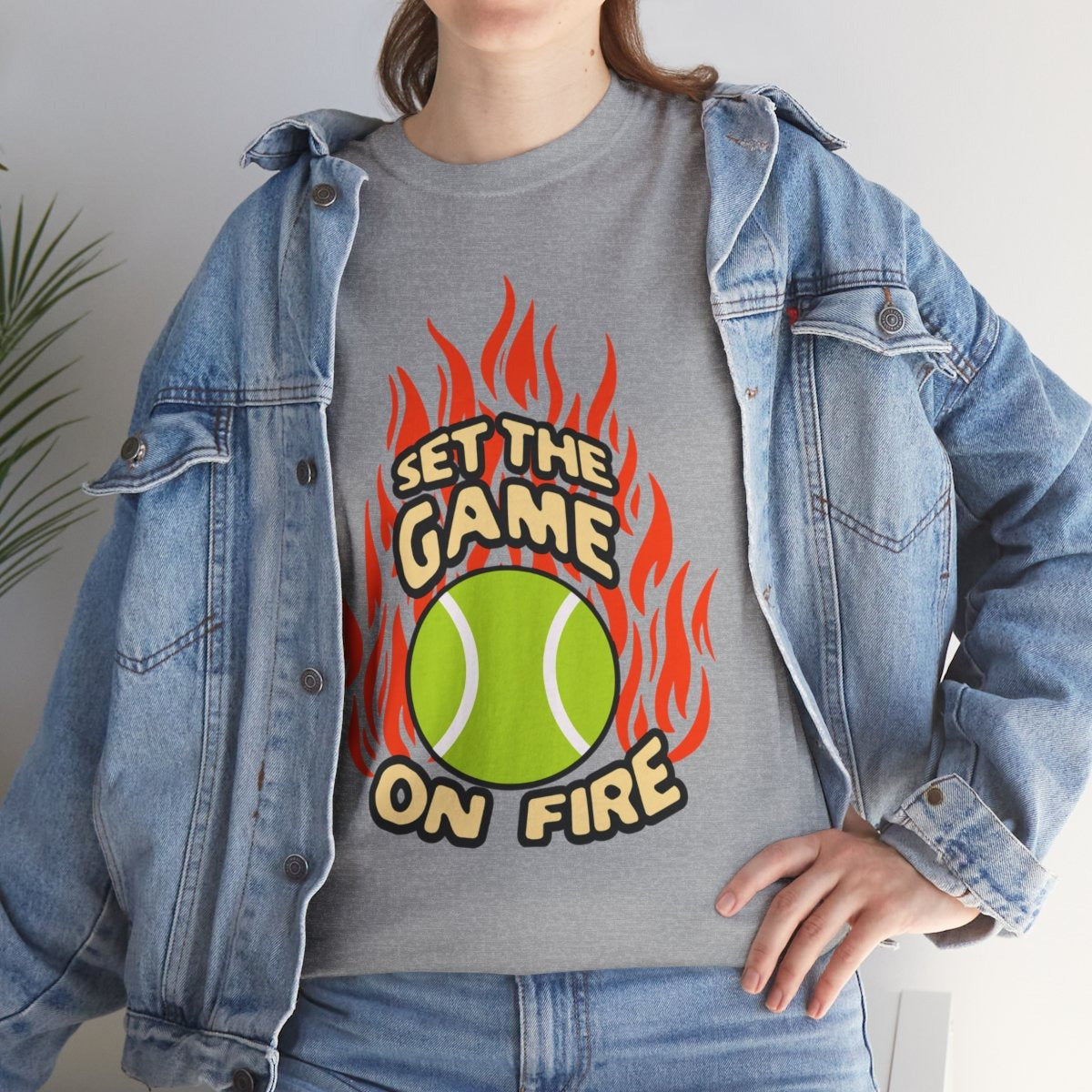 ON FIRE - Tennis Basic Tee