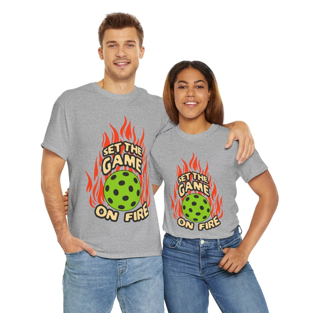ON FIRE - Pickleball (Basic Tee)