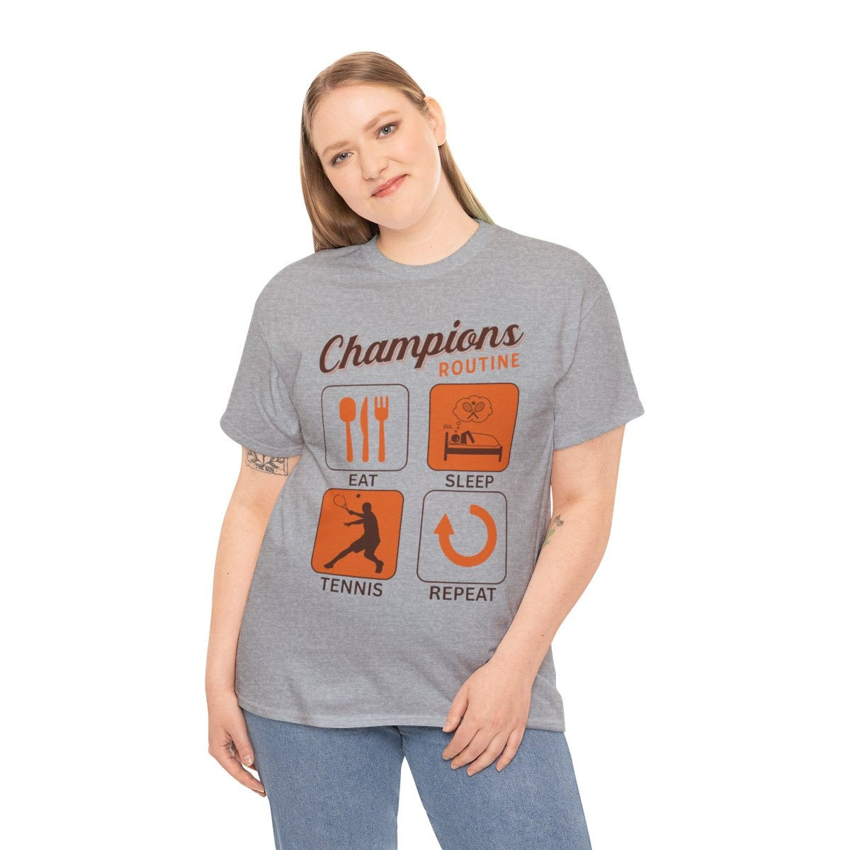 CHAMPIONS ROUTINE - Tennis Basic Tee