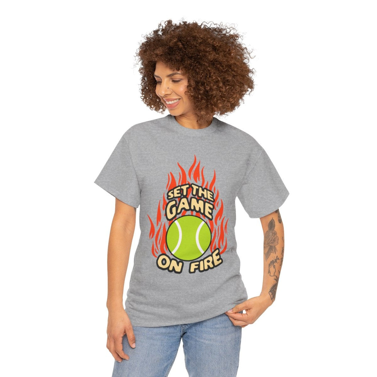 ON FIRE - Tennis Basic Tee