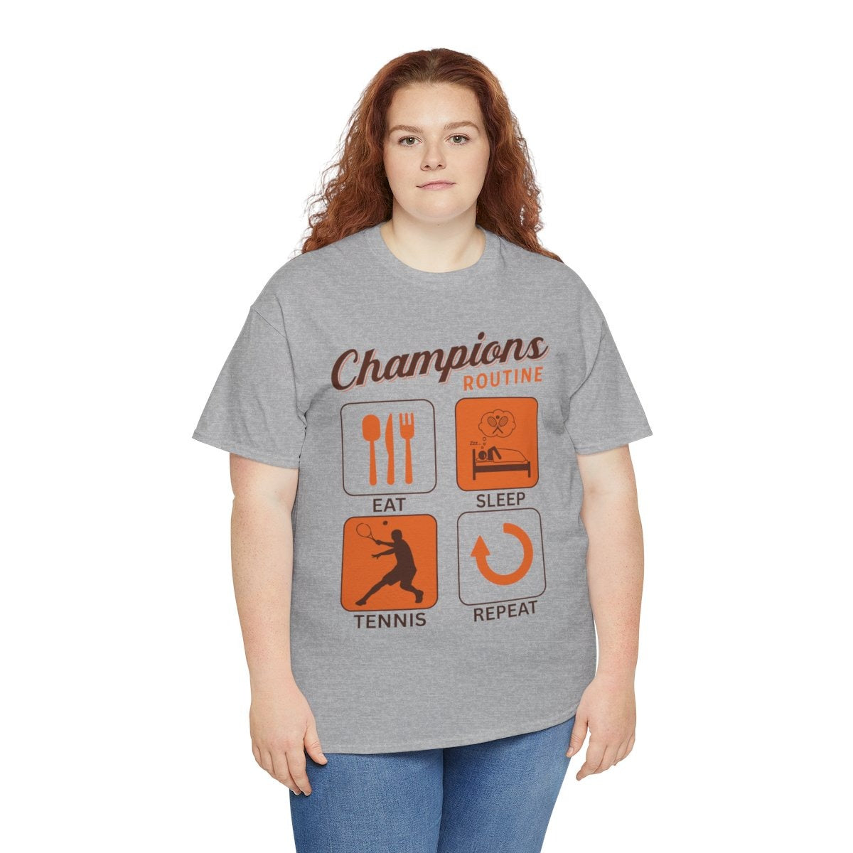 CHAMPIONS ROUTINE - Tennis Basic Tee