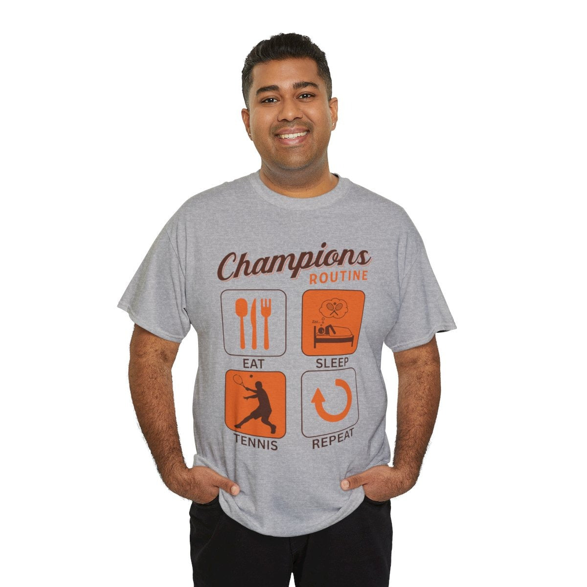 CHAMPIONS ROUTINE - Tennis Basic Tee