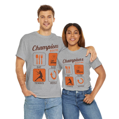 CHAMPIONS ROUTINE - Tennis Basic Tee