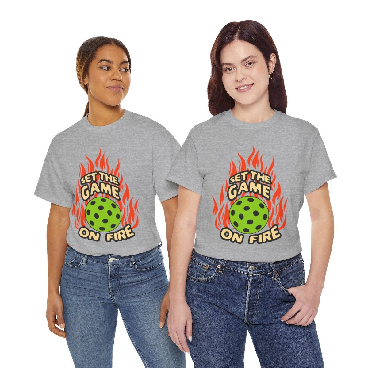 ON FIRE - Pickleball (Basic Tee)