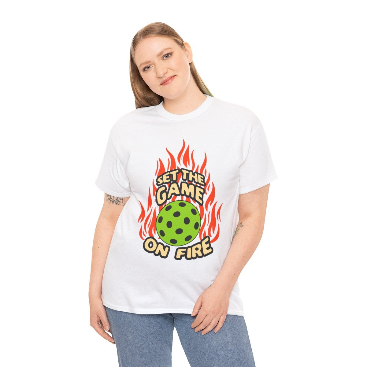 ON FIRE - Pickleball (Basic Tee)