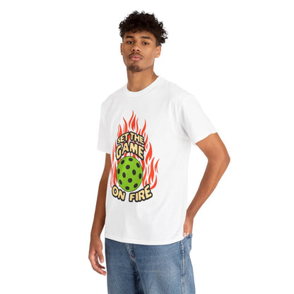 ON FIRE - Pickleball (Basic Tee)