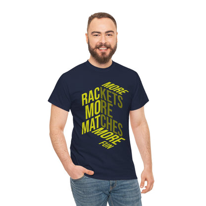 MORE RACKETS - Tennis Basic Tee