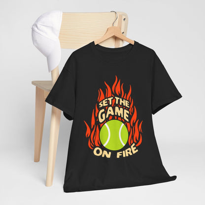 ON FIRE - Tennis (Kids Tee)