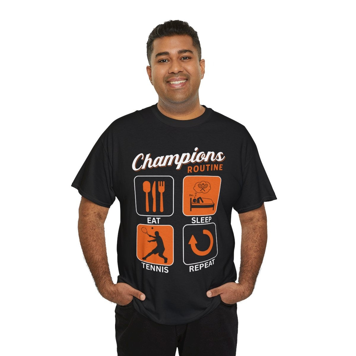 CHAMPIONS ROUTINE - Tennis Basic Tee