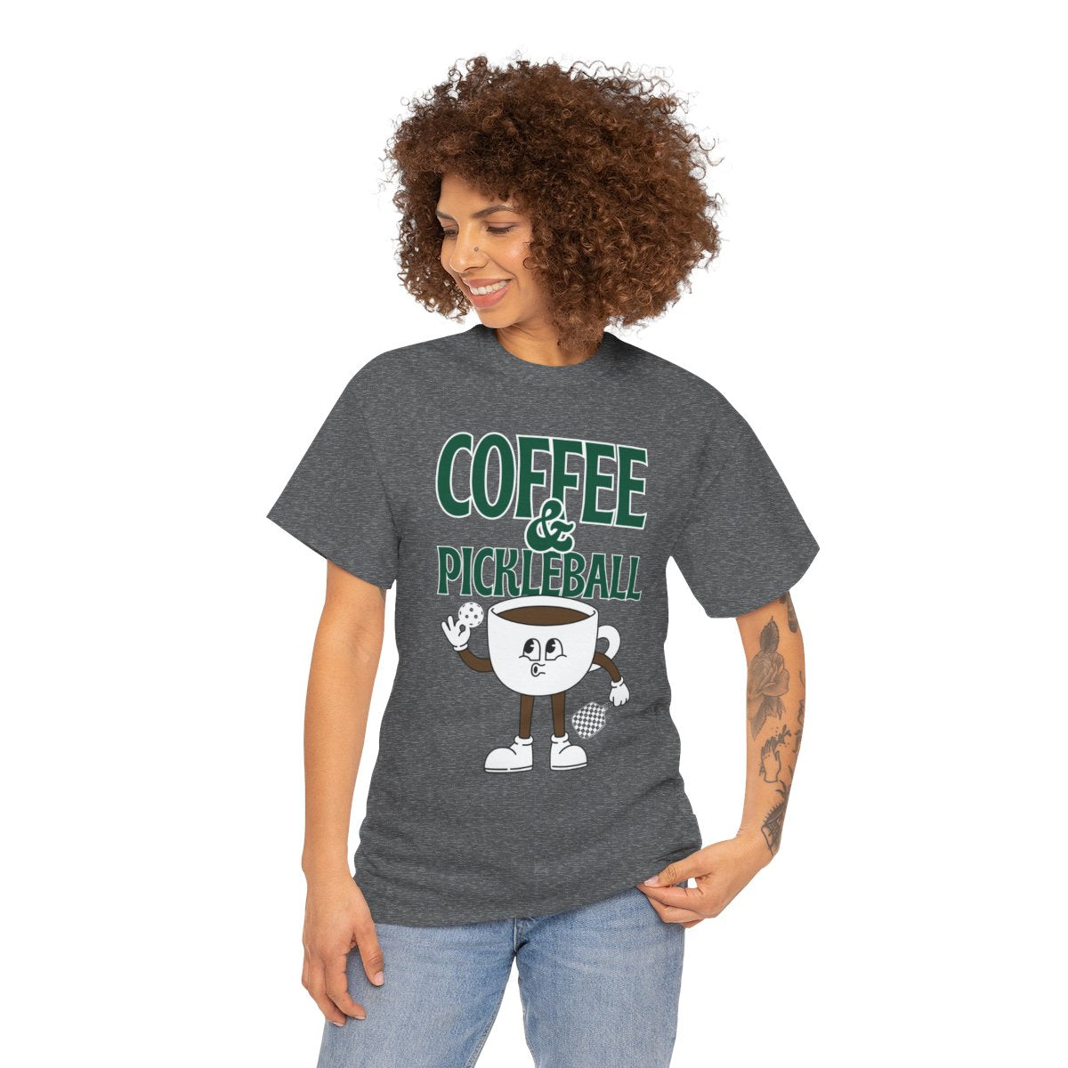 COFFEE & PICKLEBALL - Pickleball (Basic Tee)