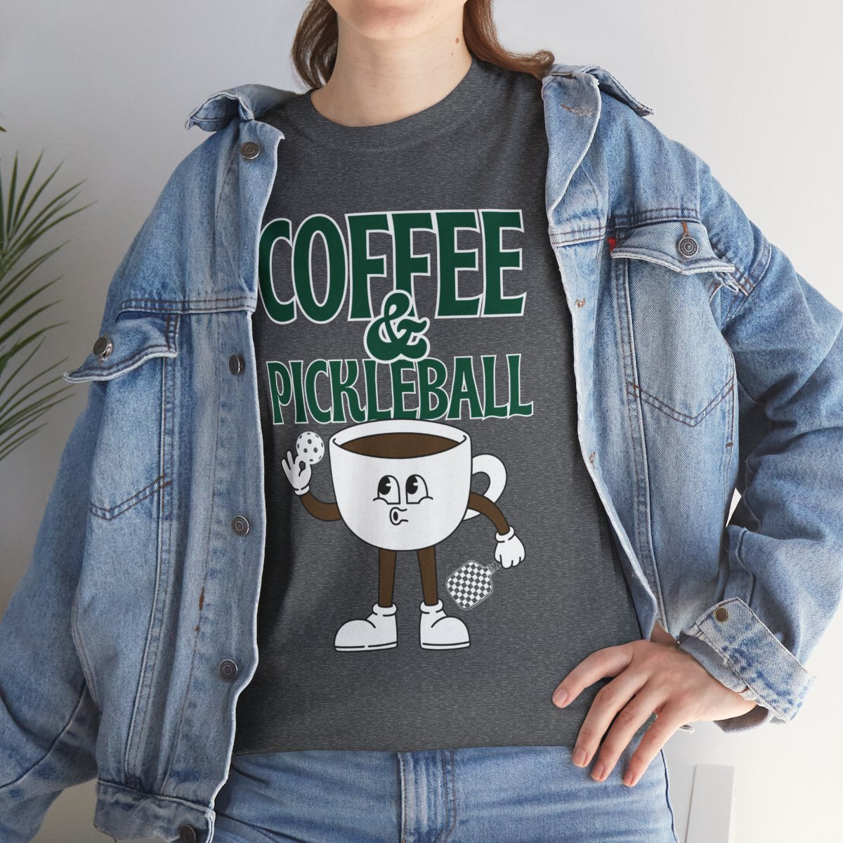 COFFEE & PICKLEBALL - Pickleball (Basic Tee)