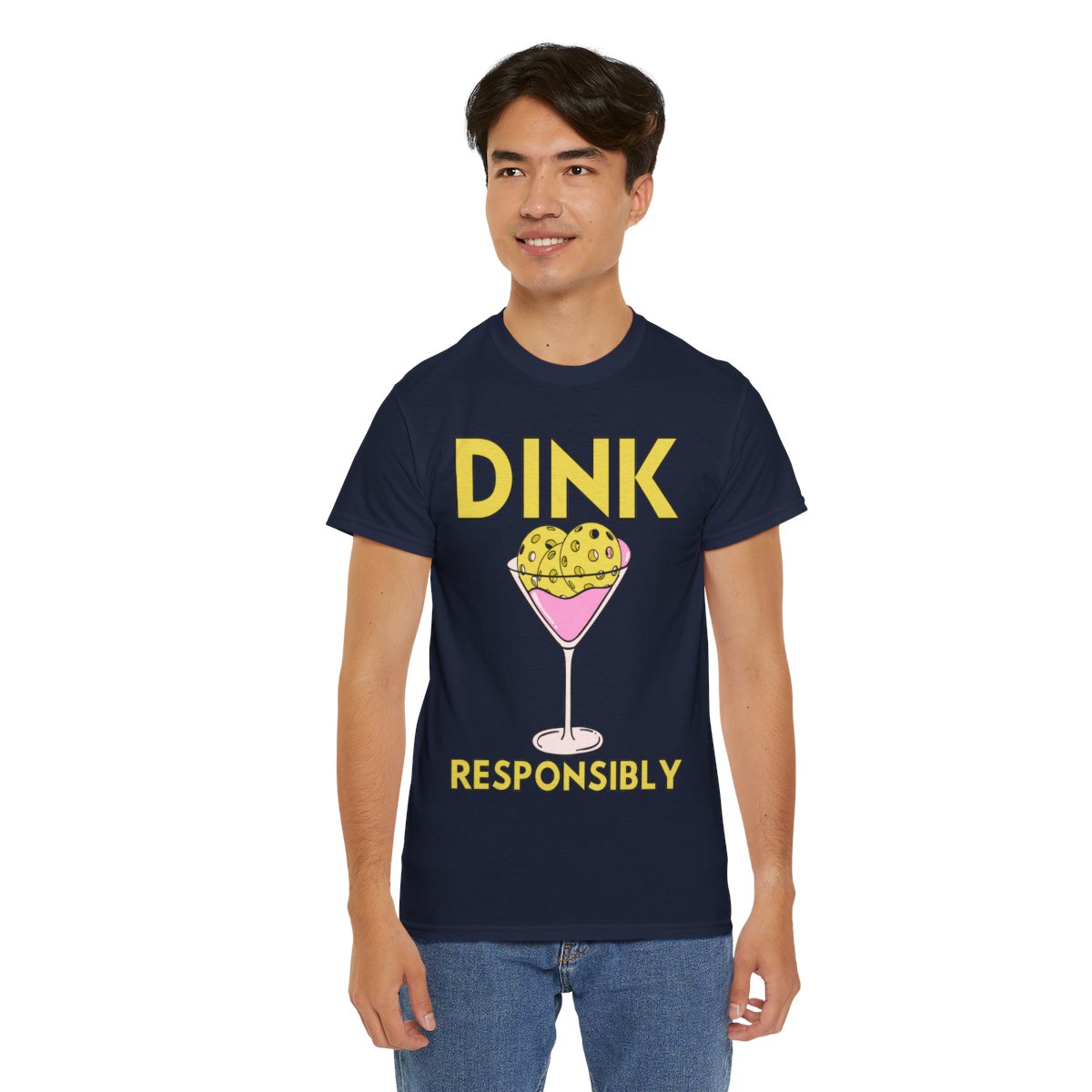 DINK RESPONSIBLY - Pickleball (Basic Tee)