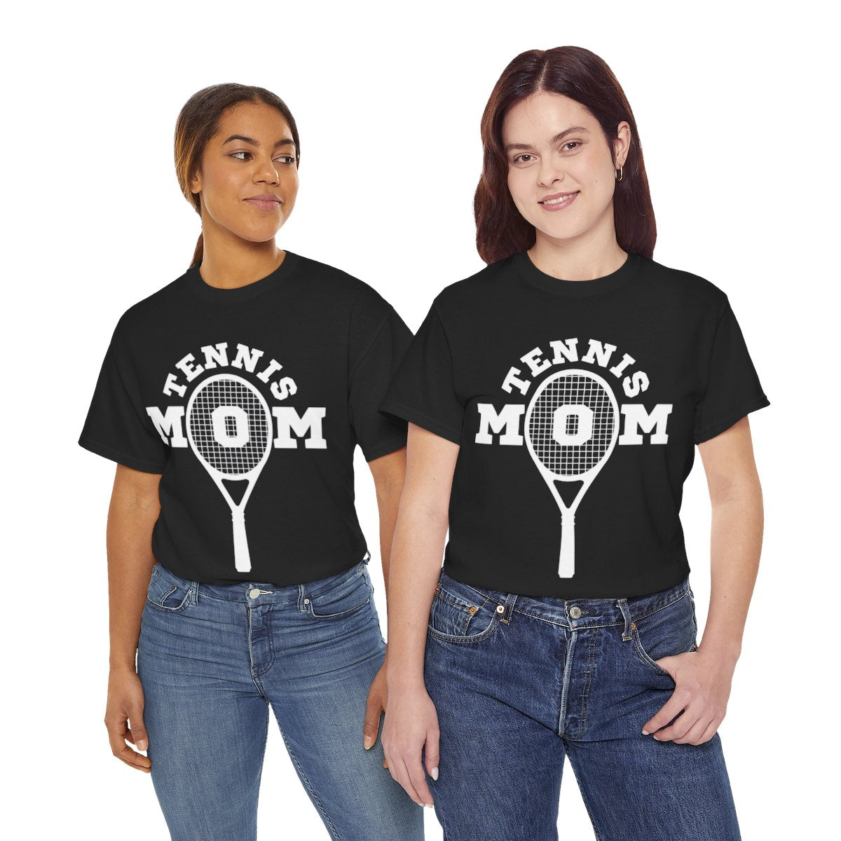 TENNIS MOM 4 - Tennis Basic Tee